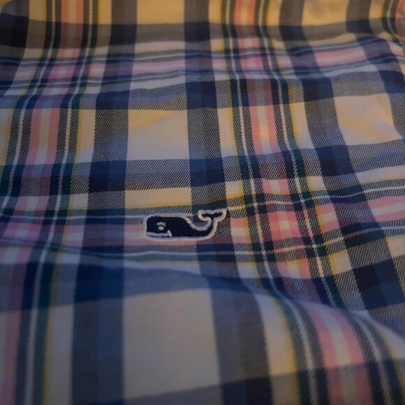 Vineyard Vines Slim Fit Whale Shirt Button Down Mens Medium - Picture 4 of 6